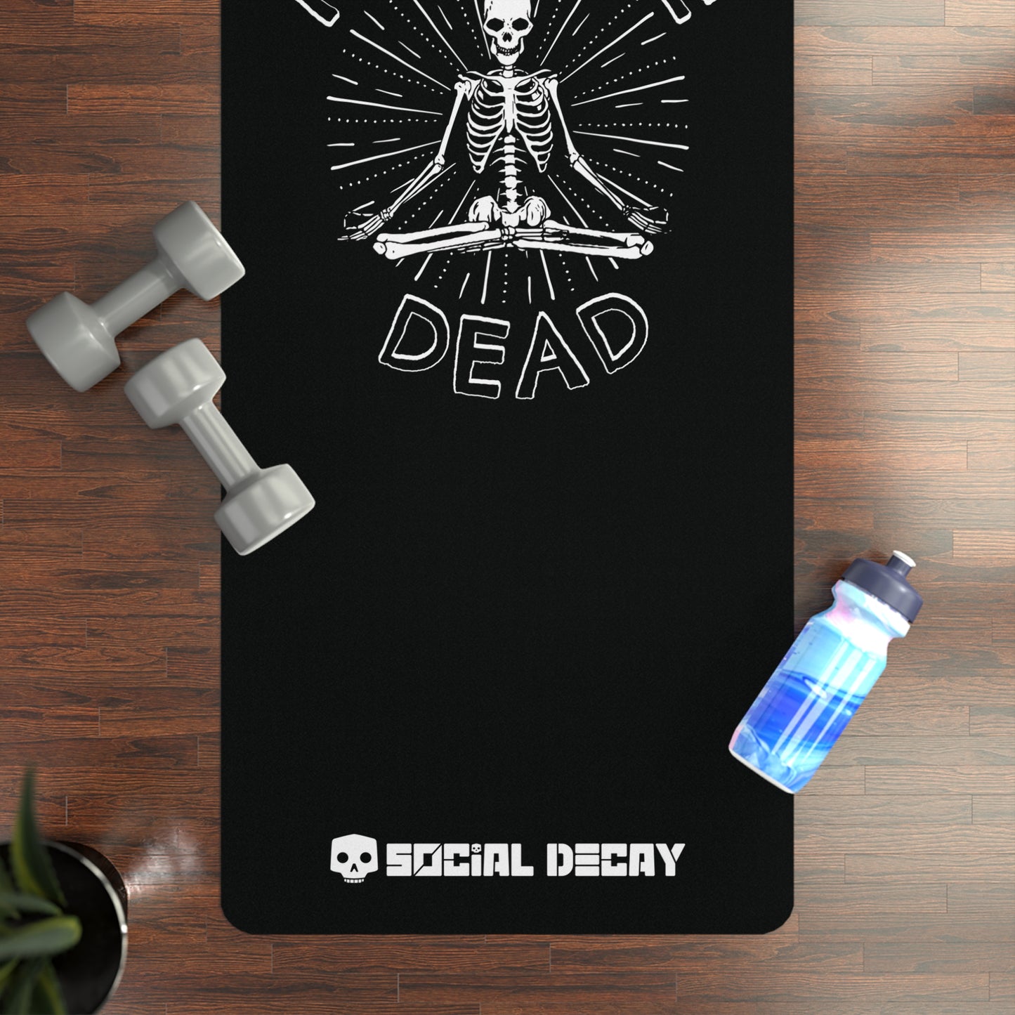 Namaste Dead: Rubber Yoga Mat